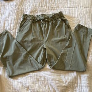 Olive green lulu lemon pants
